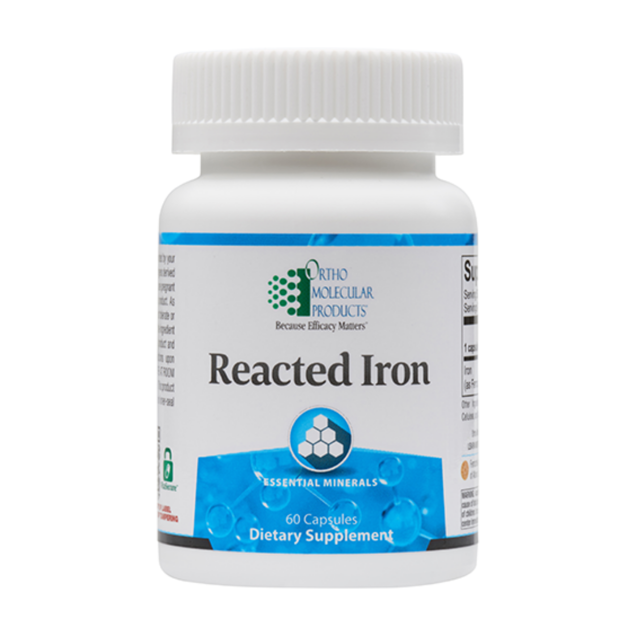 Ortho Molecular Reacted Iron for Bone, Brain, and Heart Support
